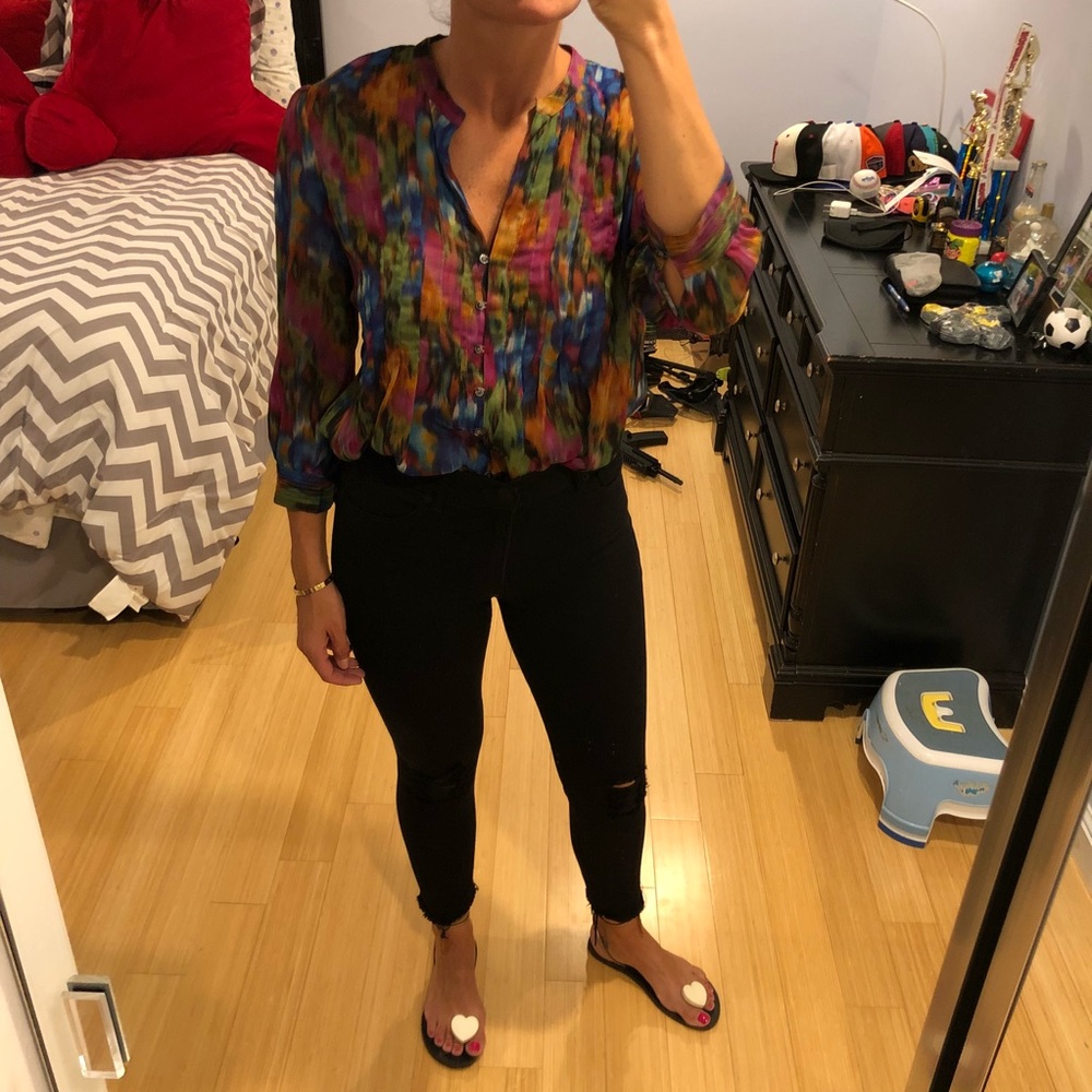 Cynthia Steve tie dye blouse